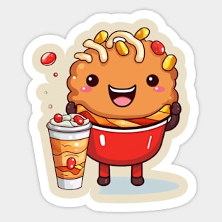 kawaii  junk food T-Shirt cute  funny Sticker